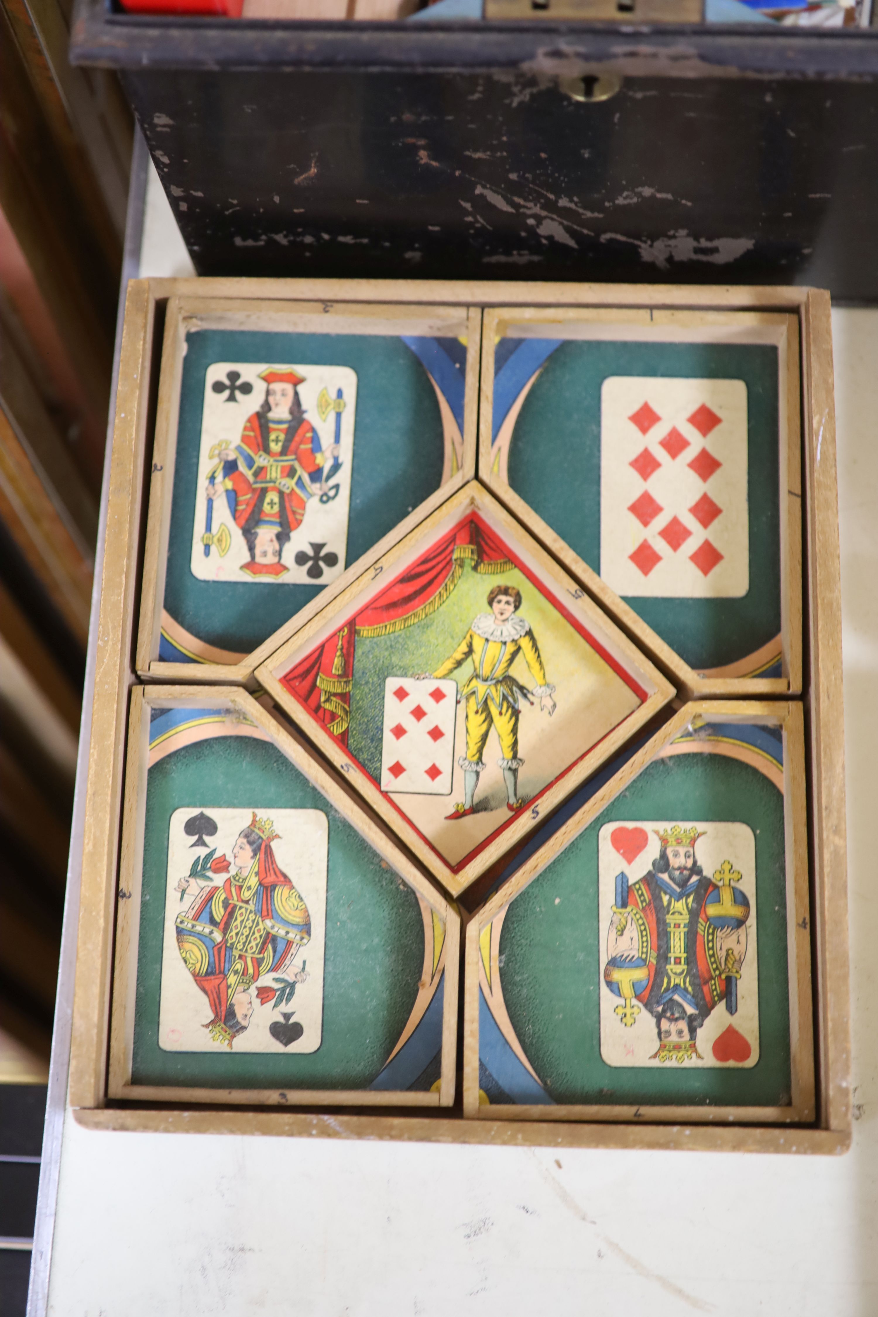 A quantity of mixed collectables to include paper wine labels, toy cars, cloisonne, a book, copper pans etc.